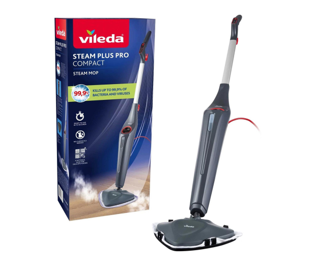 Vileda Mop parowy Steam Plus Pro Compact - 1589735 - zdjęcie 4